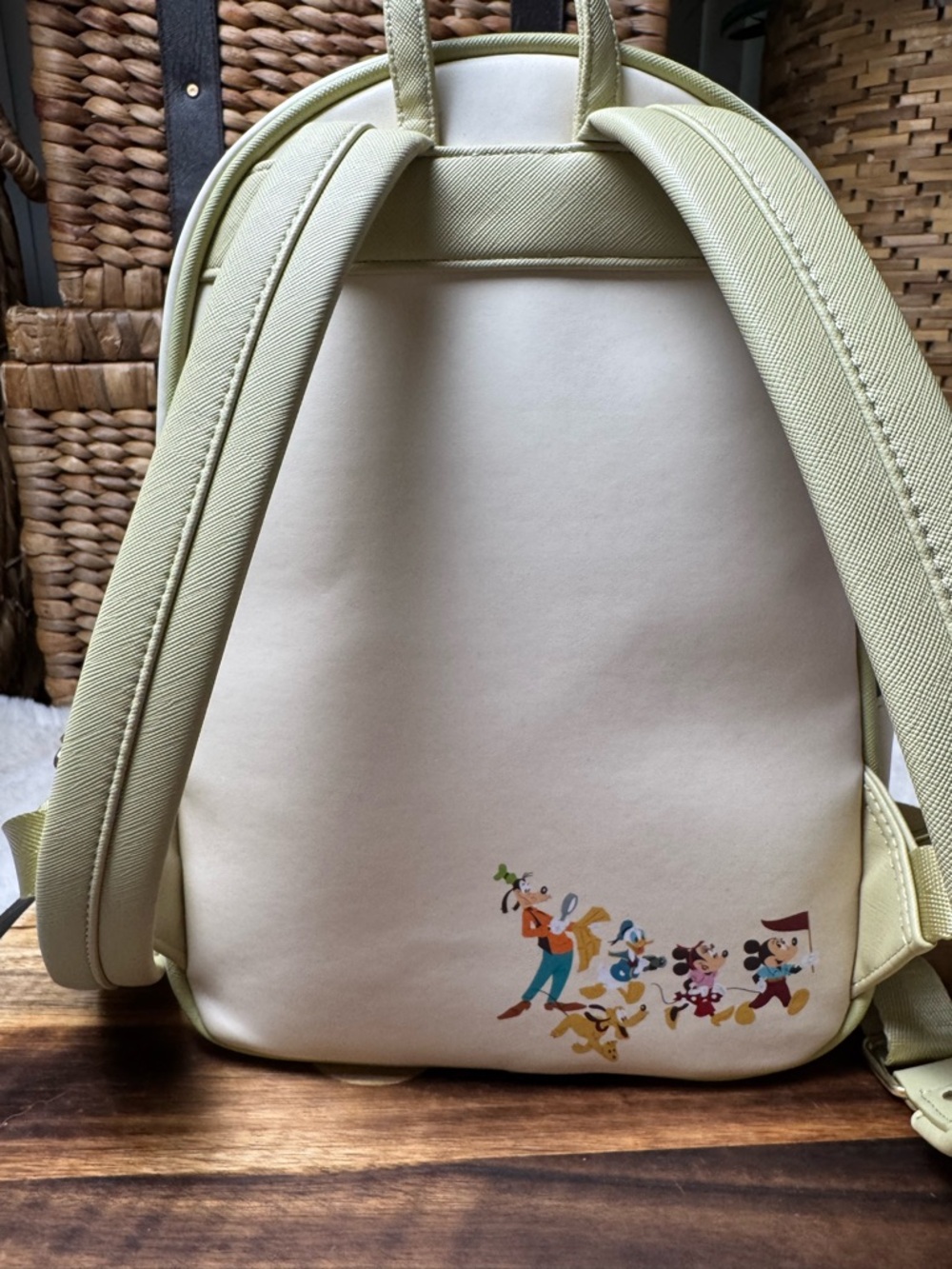 Walt Disney World 50th Anniversary Park map Loungefly backpack - Picture 6 of 9